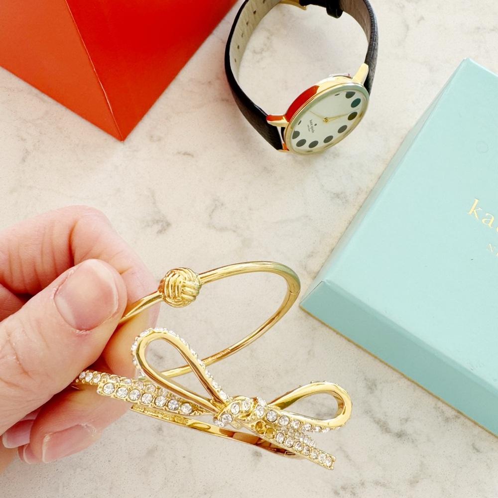 Kate Spade Polka Dot Watch and Bracelets - Picture 3 of 3